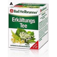 德國代購 Bad Heilbrunner草本花草感冒茶每盒8包