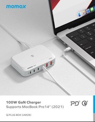 Momax Q.PLUG BOX GaN 100W六輸出連無線充桌面充電器 UM28