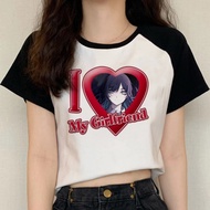 Ado shirt female Pop Culture Trendy anime harajuku  80s Digital top tees University Graphic 80s stre