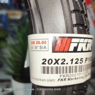 Tayar basikal BMX Brand FKR Size 20x2.125 Black