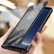 Luxury Mirror Flip Case For Oppo Reno8 5G Reno 8 Pro 5G Cover Accessory