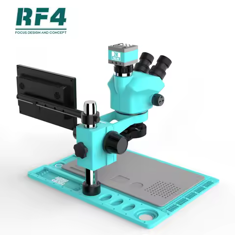 Microscope Trinocular RF4-7050TVD2-2KC2-S010 1080P 2K Camera With 10-Inch HD Monitor Optical Trinocu