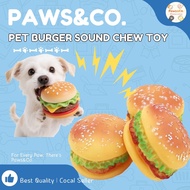 Burger Dog Toy Squeaky Dog Toy Puppy Dog Toy Sound Dog Toy Mainan Anjing Mainan Anjing Burger Mainan