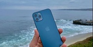 APPLE 太平洋藍 iPhone 12 PRO MAX 256G 約近全新 最美最棒的手機 刷卡分期零利 無卡分期