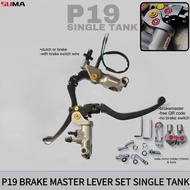 P19 Brake Master CNC Universal Master Pump LH/RH SET TWM 100% Premium Quality Y15ZR/LC5S/R25/XJ6/ER6