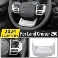 Steering Wheel Decoration paster For 2024 Toyota Land Cruiser 250 1958 Prado LC250 Interior Accessor