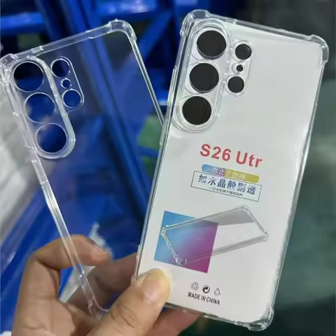 Air Bag Clear Shockproof Case For Samsung Galaxy S26 Ultra Transparent Case S26 edge Cover S 26 Plus