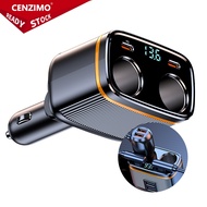 145W 6-in-1 Fast Car Charger PD45W USB-C Compatible with iPhone Android 12V/24V Supported