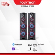 POLYTRON Active Speaker PAS 8F28 Aktif 8 Inch Bluetooth Karaoke