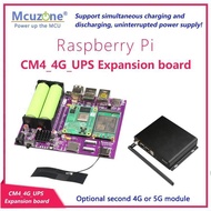 TA Raspberry Pi CM4 4G_UPS Expansion board 4G LTE CAT4 driver-free 18650 OPENWRT SSH ubuntu EG25-G N