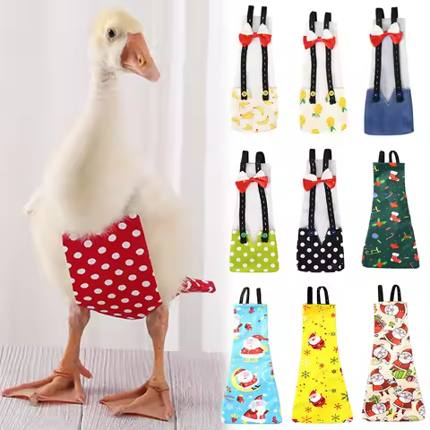 Farm Pet Diaper Goose Duck Chicken Poultry Duck Diaper Goose Diaper Lovely Adjustable Linkhole Fabri