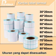 Thermal adhesive label 30x20mm, 40x40, 50x40, 50x40, 50x50, 60x40, 60x50, 70x50, 80x30, 80x60, price