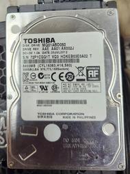 二手測試良品 TOSHIBA 500GB 2.5吋硬碟 MQ01ABD050