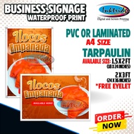 ILOCOS EMPANADA Signage | Laminated or Tarpaulin Signage l Waterproof Print