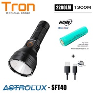 ASTROLUX FT03 SFT40 2200 LUMEN 1300 METER SENTER LED USB-C FLASHLIGHT - CAHAYAMEGAH