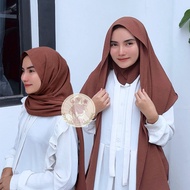 Kenzia Pashmina Inner Oval Crinkle Neck Cover/ Pashmina Iner Neck Cover