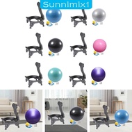 [Sunnimix1] Yoga Ball Chair Stable Sturdy Fitness Yoga Ball Chair for Gym
