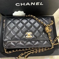 全新帶膜 全配🈶️購證❤️ chanel #黑金 #金球 #woc #核桃
