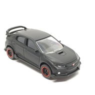 Majorette Honda Civic Type R-Matte Black Color /Wheels D6SRL /scale 1/58 (3 inches) no Package