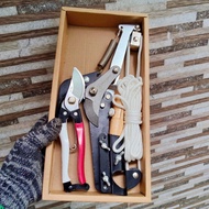 Pruning shears with Japanese saw blade