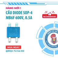 [1 CON] Diode Bridge Paste, MB6F 600V, 0.5A SOP-4 Newly Imported