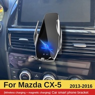 2013-2016 For Mazda CX5 Phone Holder Wireless Charger CX-5 Car Mobile Phones Mount Navigation Bracke