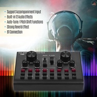?H*Y? Multifunctional Live Streaming Sound Card USB Audio Interface Mixer Voice Device DJ Karaoke