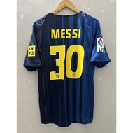 04-05 Barcelona Away RONALDINHO MESSI ETO'O High Quality Customized Retro Football Jersey For Fans Q