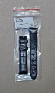 Cartier Santos 黑色鱷魚皮錶帶