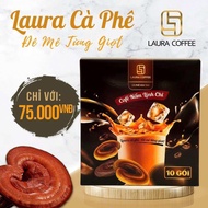 [CHÍNH HÃNG LAURA COFFEE]. Cà phê đông trùng hạ thảo cà phê nấm linh chi cà phê Nhật Kim Anh Laura C