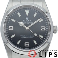 นาฬิกา Rolex Explorer 1 รุ่น 14270(A) ตัวเรือนสแตนเลส สำหรับผู้ชาย สีดำขัดเงา ปี 1999 สภาพดีเยี่ยม [