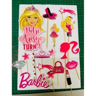 KEK TOPPER BARBIE & PINK STUFF