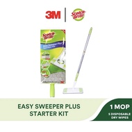 [3M] SCOTCH BRITE/ Easy Sweeper PLUS/ Anti Bac Paper Wiper Mop/ Q600-EP/ DUST/ DIRT