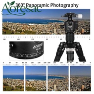 Aoresac Andoer H-35 Panoramaขาตั้งกล้องหัวบอลอลูมิเนียมแรงโน้มถ่วงต่ำอลูมิเนียมBallhead Mountอะแดปเต