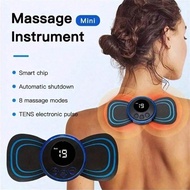 เครื่องนวดคอจอ LCD เครื่องนวดไฟฟ้าคอ แผ่นกระตุ้นกล้ามเนื้อให้คลายคัน ด้วยการกระตุ้นความถี่ต่ำ เพื่อก