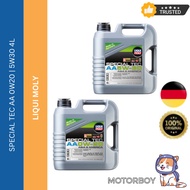 LIQUI MOLY Fully Synthetic Special Tec AA 5W30 (7616) and 0W20 (9705) Engine Oil 4L