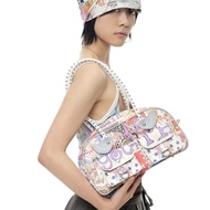 Youth ** x Oli ** Joint y2k Printed Wings Boston Bag