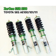 Toyota Corolla AE92 / AE100 / AE101 / AE111 - ZERONE SSR550 Fully Adjustable Suspension / Coilover