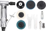 90° Bend Angle Pneumatic Engraving Machine, Air Die Grinder with Emery Disk AG - 315BS for Metal Woo