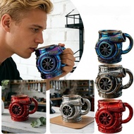 Practical Personalized New Retro V8 Engine Mug Retro V8 Engine 3D Mechanical Coffee Cup