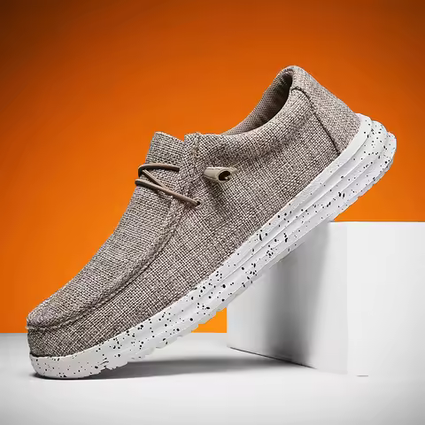 2022 Trend Canvas Shoes Men Boat Shoes Dude Shoes Deck Shoe Loafer Fashion Outdoor Casual Shoes Flat