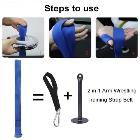 Arm Wrestling Training Equipment Professional Loading Strap Forearm Workout Equipment For Barbell Wr