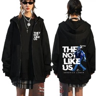Kendrick Lamar Say Drake They Not Like Us Zipper Hoodie COAT Jacket