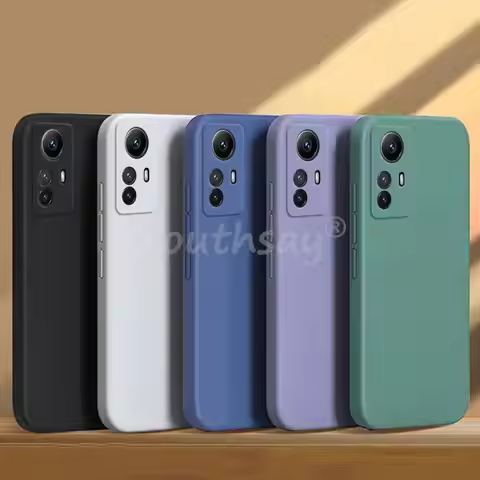For Xiaomi Redmi Note 12S Case Silicone Liquid For Redmi Note 12S Cover TPU Protector Case Redmi Not