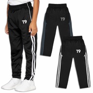 Tracksuit (1Y-15Y) Kids T9  School Sport Long Pant (Random Stripe Color)