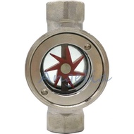 【In stock】1/2",3/4",1",1-1/4",1-1/2",2" BSP DN15 DN20 DN25 Stainless Steel 304 Sight Water Flow Indi