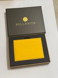 全新 Bellavita 黃色 卡夾