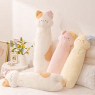 Long Cat Pillow with Hat - Cute Cat Teddy Bear Sleeping Teddy Bear