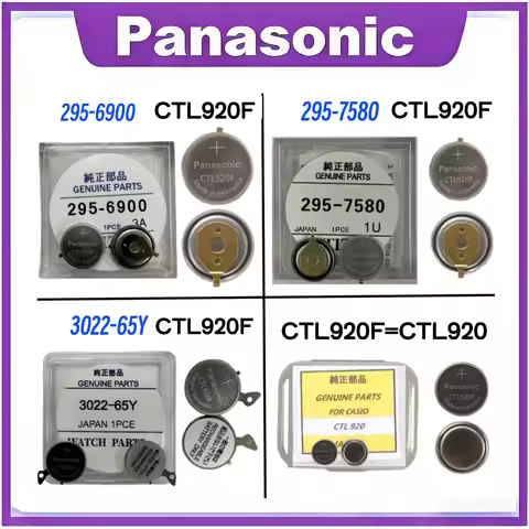 CTL920F 295-6900 For Citizen E210 E600 E610 U101 295-7580 302265Y CTL920 Seiko Solar Kinetic Battery