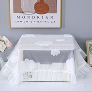 Printer Cover/Anti-dust Anti-dirty Cover Cloth Lace Cover Towel Copier Anti-dust Cover Fax Machine C